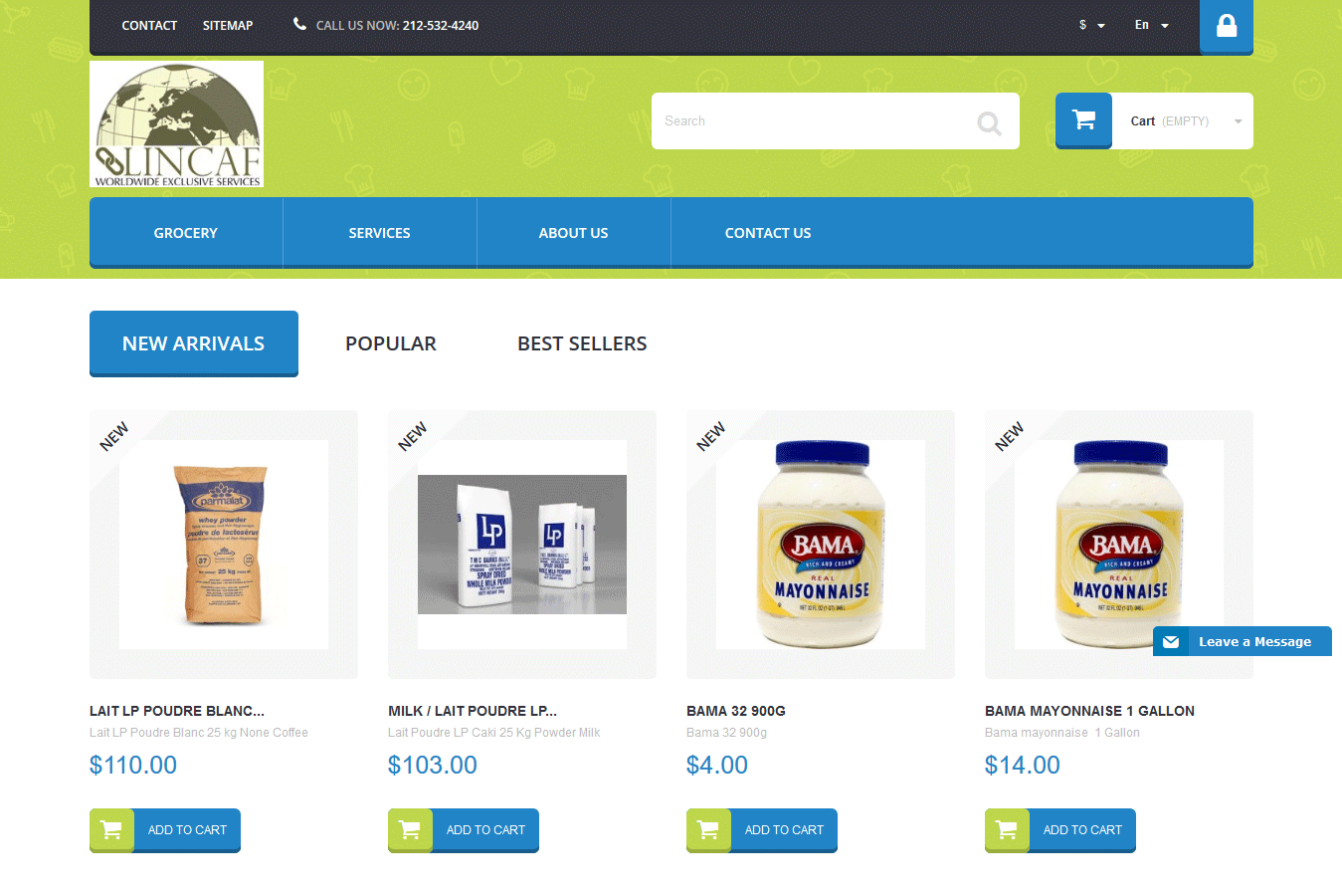Grocery Product selling- Prestashop
